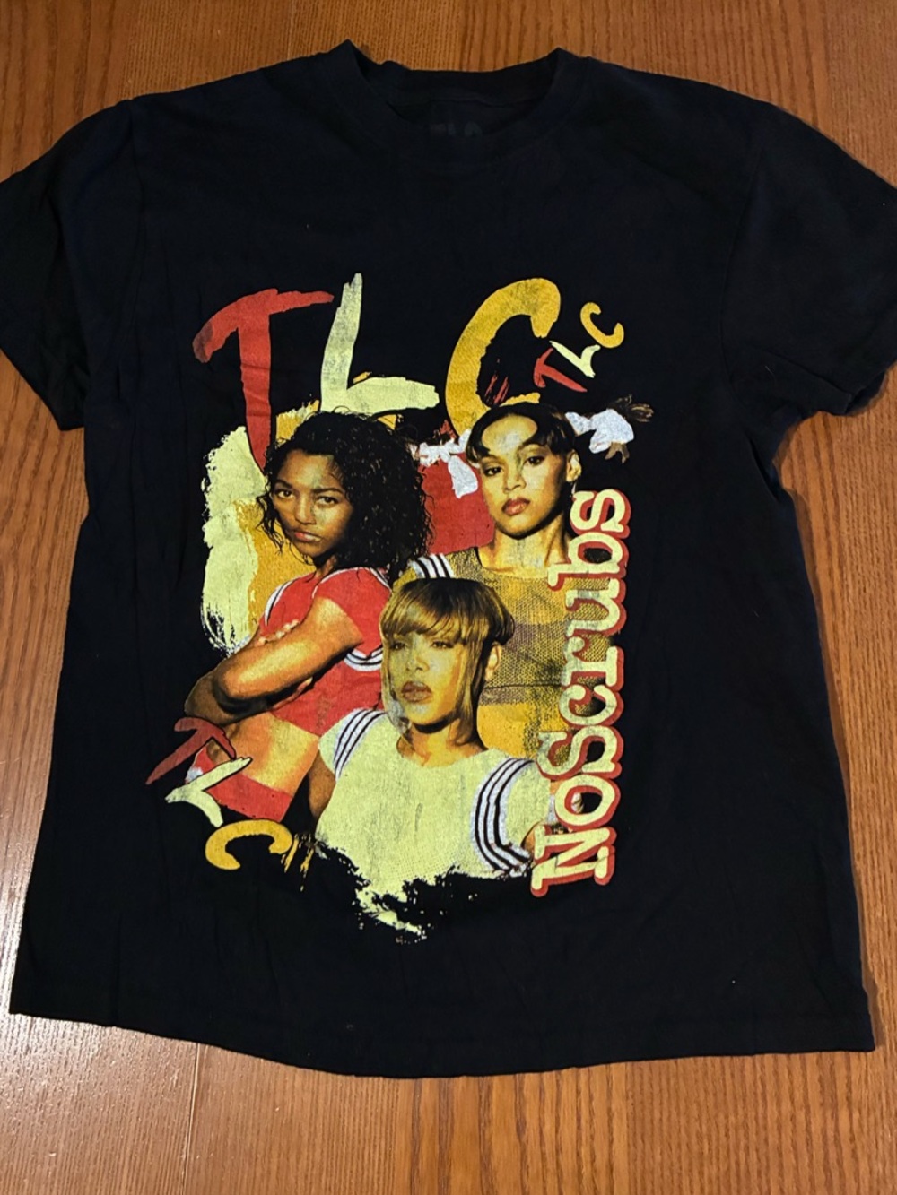 TLC No Scrubs Black Short Sleeve Graphic Tee
